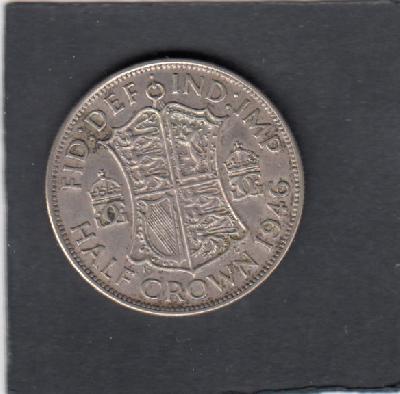 Beschrijving: 1/2 Crown  GEORGIUS VI  